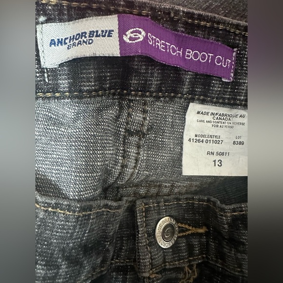 Anchor Blue Stretch Boot Cut Jeans size 13 - Picture 7 of 9